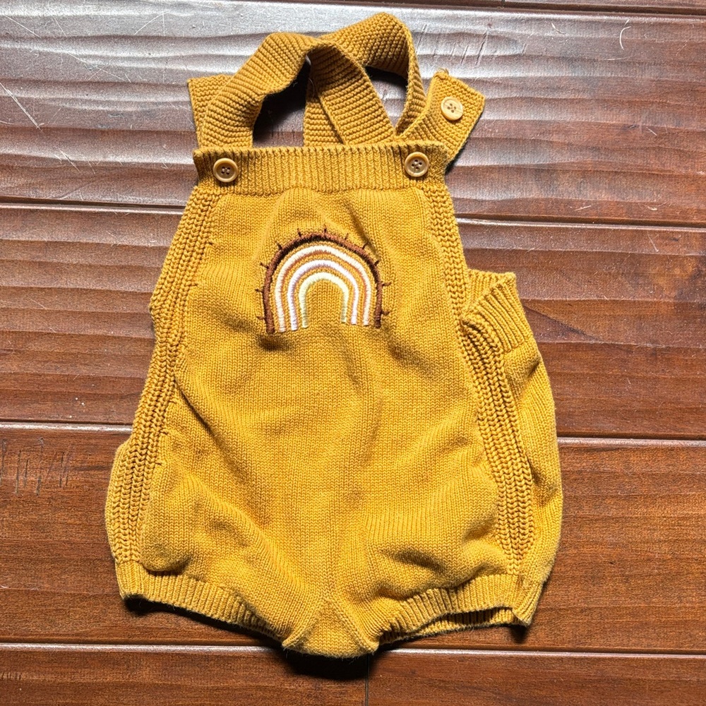 Baby Knit Rainbow Onsie